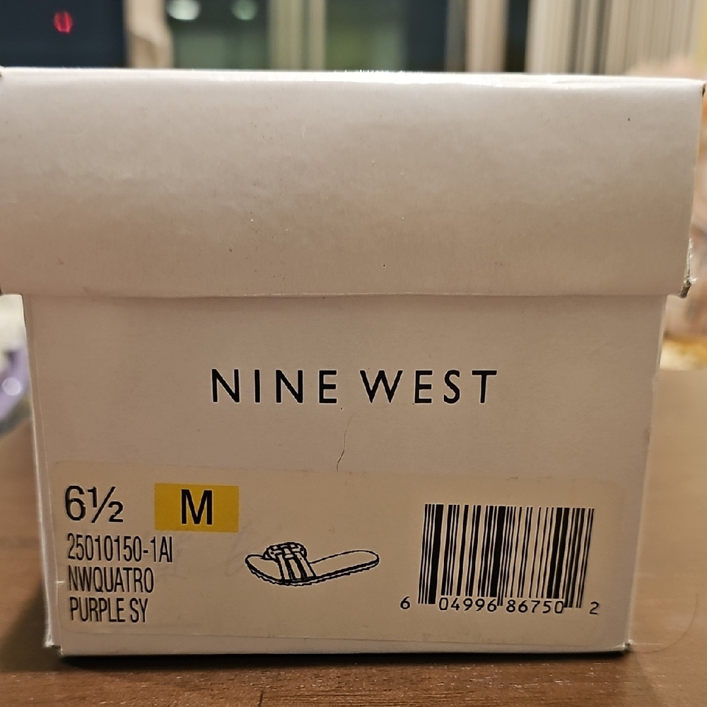 Nine West Purple Slide Shoes